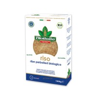 Рис пропаренный Bioitalia Riso Ribe parboiled pack 1кг Органический